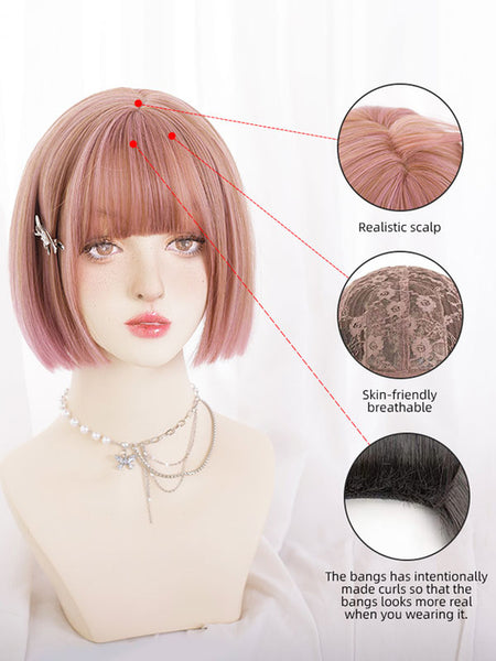 Sweet Lolita Wig As Image Long Heat-resistant Fiber Lolita Accessories