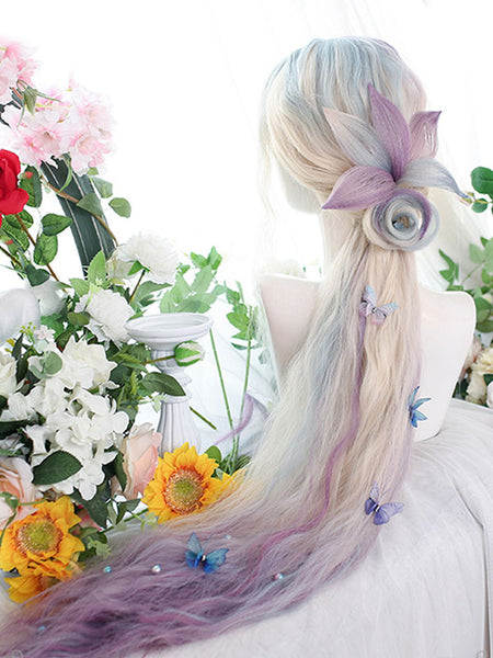 Sweet Lolita Wigs Long Heat-resistant Fiber Lilac Lolita Accessories