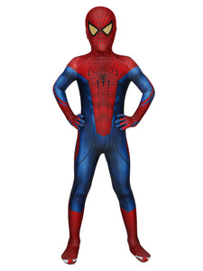 The Amazing Spider Man Kids Cosplay Red Jumpsuit Lycra Spandex Catsuits Zentai Marvel Movie Spiderman 2012 Kids Cosplay Costumes