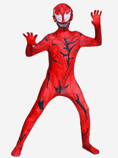 The Amazing Spider Man Venom and Carnage Kid Cosplay Suit