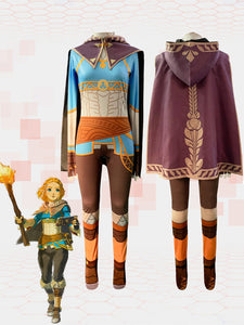 The Legend Of Zelda Breath of the Wild Princess Zelda Cosplay Costumes