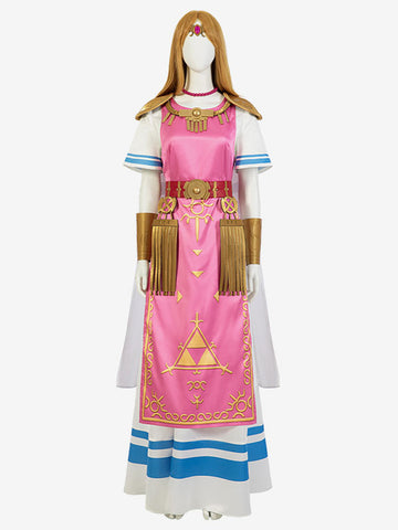 The Legend Of Zelda Princess Zelda Cosplay Costumes Super Smash Flash Version