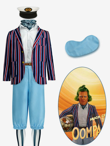 Wonka Film Oompa-Loompa Cosplay Costumes