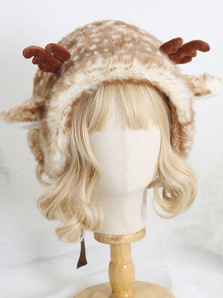 Coffee Brown Lolita Hat Accessory Polyester Sweet Lolita Hat