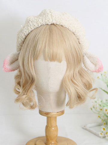 Pink Lolita Hat Accessory Polyester Sweet Lolita Hat